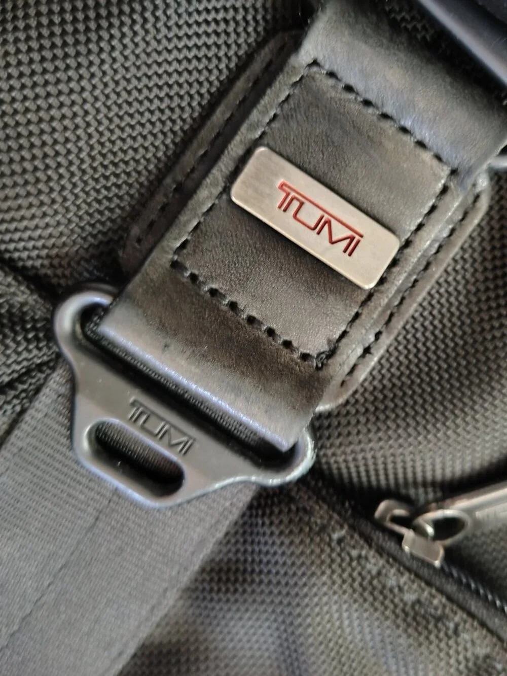 Tumi Organizer Brief Portfolio Black Bag